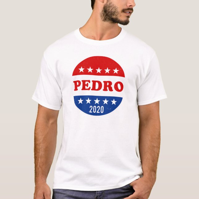 T-shirt Élections de Pedro Vote Button 2020 (Devant)