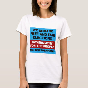 T-shirt Élections libres et équitables