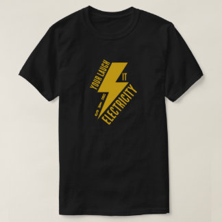 T-shirt Electric Laugh Lightning Bolt Art
