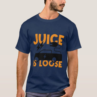 T-shirt Electric Vehicle Electric Car Juice Is Loose boy