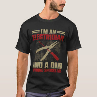 T-shirt Electrician Dad   Electrician Father
