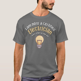 T-shirt Électricien Apprentissage Diplôme Idée cadeau