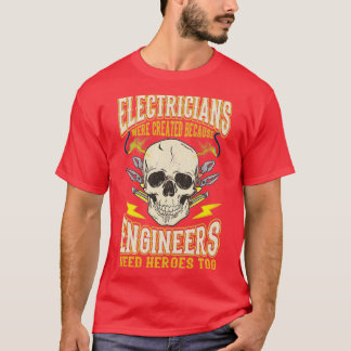 T-shirt Électricien Électricien Citations amusantes Électr