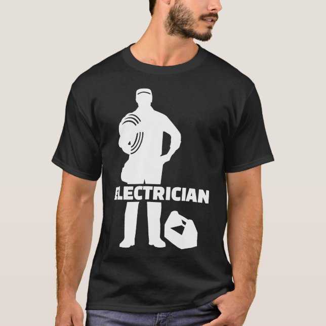T-shirt Électricien -Gglwd (Devant)