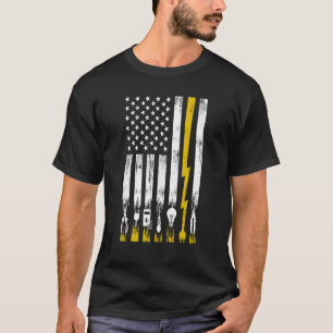 T-shirt Électricien Hommes femmes Ingénieur électrique Lin