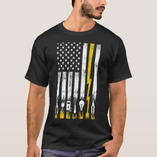 T-shirt Électricien Hommes femmes Ingénieur électrique Lin