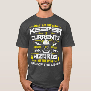 T-shirt Electricien Lineman Technicien En Électricité Pour