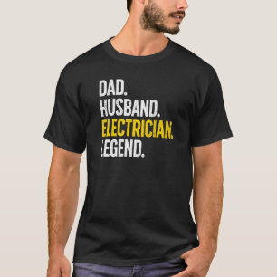 T-shirt Électricien Pour Mari Papa Ingénieur Électrique 1