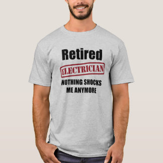 T-shirt Électricien retraité (charme des USA)