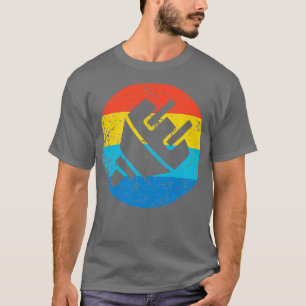 T-shirt Electricien Vintage Electric Plug Retro 1970 Styl