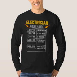 T-shirt Electricien Wiremer Lineman Power Expert en couran