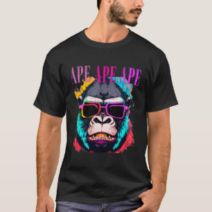 T-shirt Électrification Biker Gorilla Motorbike Monkey Ape