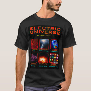 T-shirt électrique d'univers