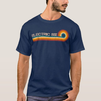 T-shirt Électrique Si Rayures Rétro Musicien Vintage vinta