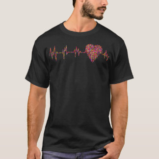 T-shirt électrocardiogramme 1