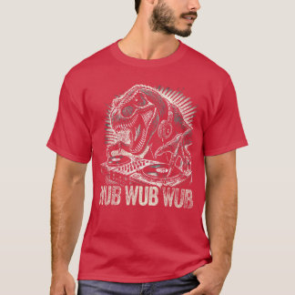 T-shirt Electronic Music Dinosaur Dj Dubstep friend vintag