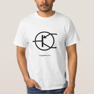 T-shirt électronique-transistor-pnp, boggleme.com