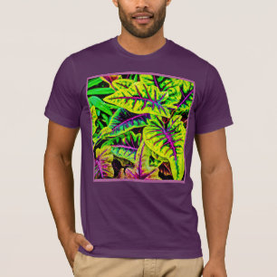 T-shirt Élégance de Neon Feuille vive