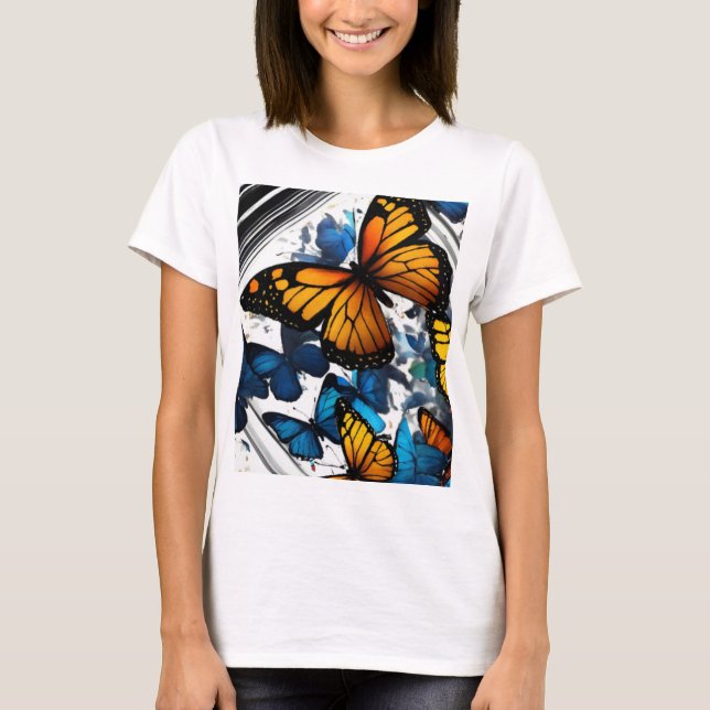 T-shirt "Elégance luttering : Bliss papillon Tee" (Devant)