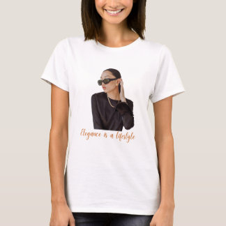T-shirt "Elegance: More than a Look, a Lifestyle"
