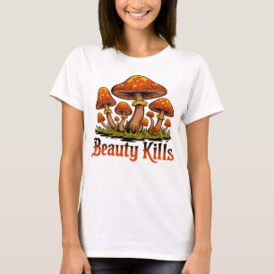 T-shirt "Élégance toxique - Couture de champignon de la ca