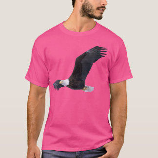 T-shirt Élégant aigle américain à tête blanche en vol Port