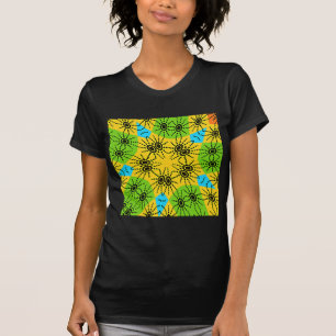 T-shirt Élégant Araignée d'inspiration africaine Motif tra