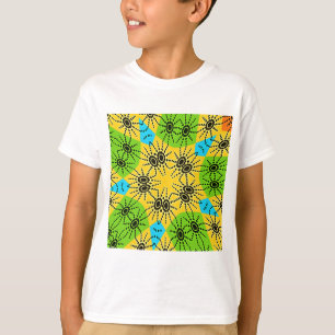 T-shirt Élégant Araignée d'inspiration africaine Motif tra