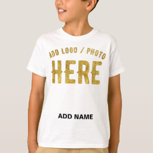 T-SHIRT ÉLÉGANT BLANC PERSONNALISABLE MODERNE MARQUE VÉRIF