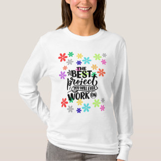 T-shirt "Elegant Blossoms - Timeless Floral Art Tee"