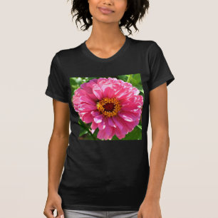T-shirt Élégant classique floral rose fleur marguerite