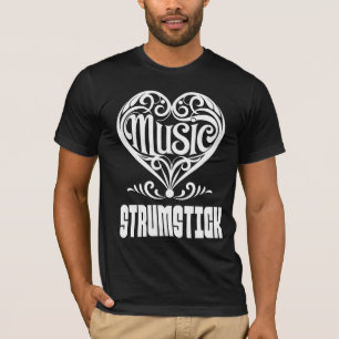 T-shirt Elégant Coeur défilé pour les amateurs de strumsti