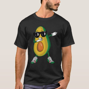 T-shirt Élégant Dabbing Dance Avocado Vegan Food