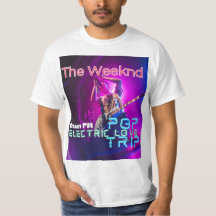 T-Shirt élégant inspiré du logo de The Weeknd pour