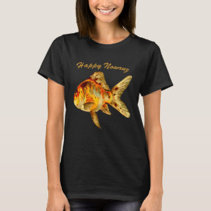 T-shirt Elégant Joyeux Nowruz Poisson d'or Perse Nouvel An