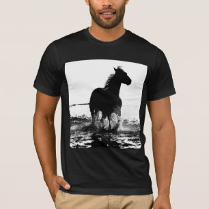 T-shirt Élégant Modèle d'art moderne Cheval Pop Art