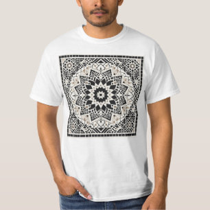 T-shirt Élégant Motif de tuiles islamiques : un chef-d'oeu