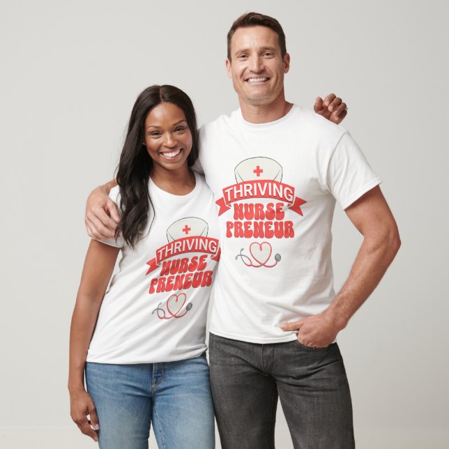 T-shirt Élégant NURSEPRENEUR NURSEPRENEUR Infirmière Entre (Unisexe)