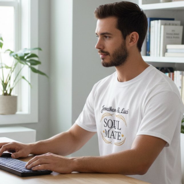 T-shirt élégant personnalisé pour homme avec motif (Créateur téléchargé)