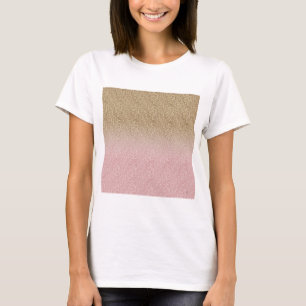 T-shirt Elégant Rose Gold et Parties scintillant or Spark