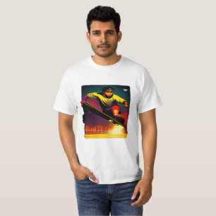 T-Shirt élégant Skateboarder Lover   Rue unique