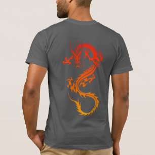 T-shirt élégant tatouage dragon