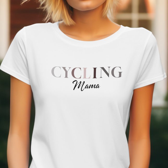 T-shirt Elégant vélo maman pour maman Mère amoureux cyclis (Créateur téléchargé)