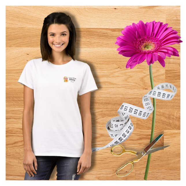 T-shirt Elégante aquarelle professionnelle Floral rose jau (Créateur téléchargé)