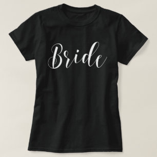 T-shirt Élégante mariée de script
