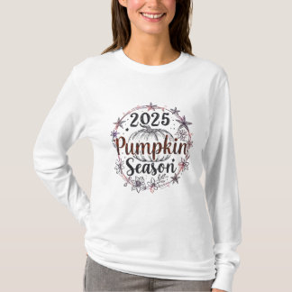 T-shirt Élégante saison Citrouille 2025 - Automne automne