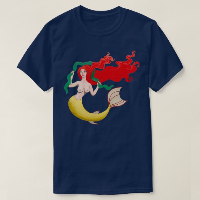 T-shirt Élégante sirène (Design devant)