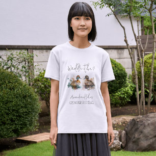 T-shirt Élégante Waddle It Be Duck Sexe Décor