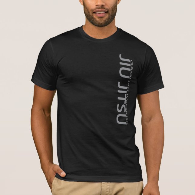 T-shirt Élém. convenables T de noir (Devant)