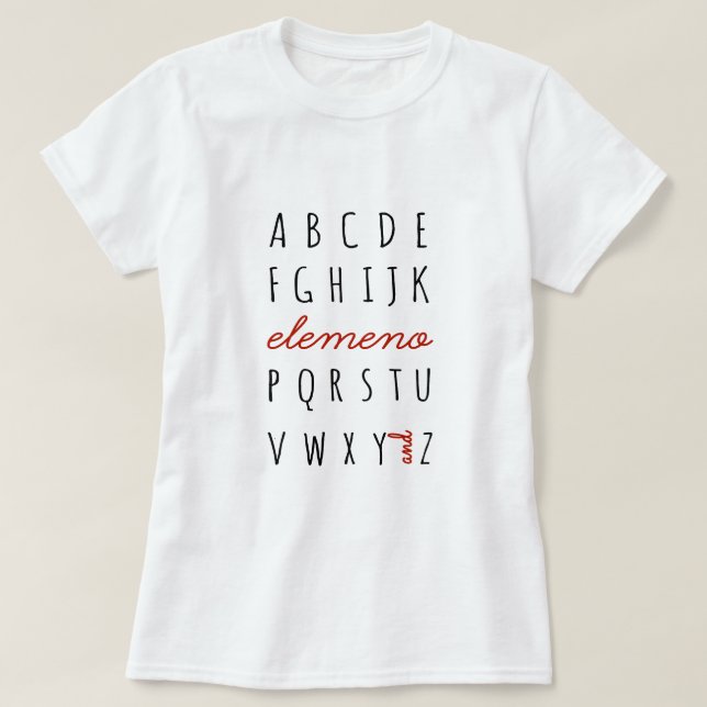 T-shirt Elemeno (Design devant)